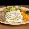 Plato enchiladas rojas o verdes